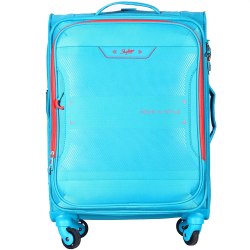 Skybags Xpanse Spinner Polyester 58 cm Soft Trolley (Aqua Blue)